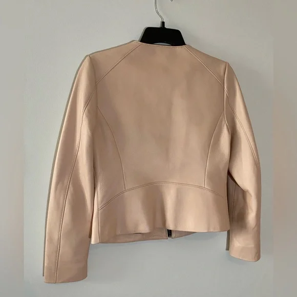 Coach 1941 Collection Blush Pink Leather Jacket - Picture 8 of 15